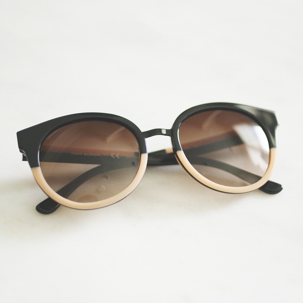 Tory Burch Two-Tone Sunglasses
